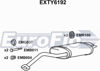 EuroFlo EXTY6192 - Zadnji Ispušni lonac www.molydon.hr