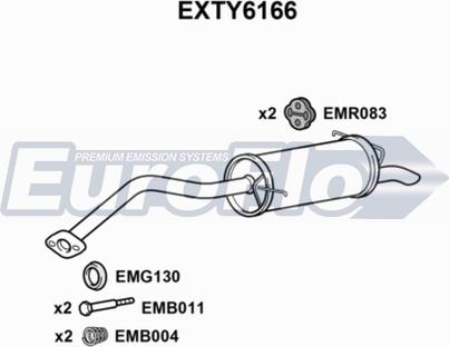 EuroFlo EXTY6166 - Zadnji Ispušni lonac www.molydon.hr