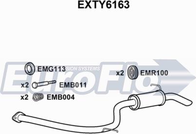 EuroFlo EXTY6163 - Zadnji Ispušni lonac www.molydon.hr