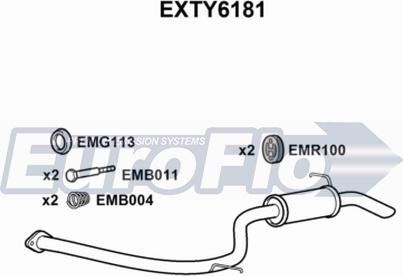 EuroFlo EXTY6181 - Zadnji Ispušni lonac www.molydon.hr