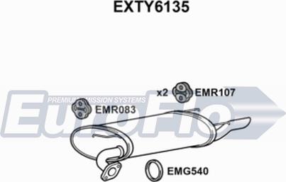 EuroFlo EXTY6135 - Zadnji Ispušni lonac www.molydon.hr