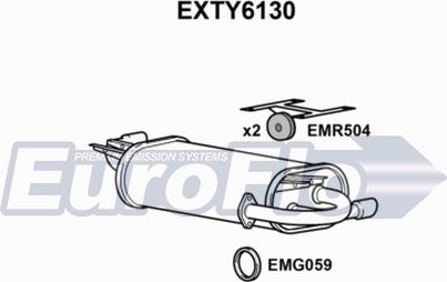 EuroFlo EXTY6130 - Zadnji Ispušni lonac www.molydon.hr