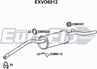 EuroFlo EXVO6012 - Zadnji Ispušni lonac www.molydon.hr