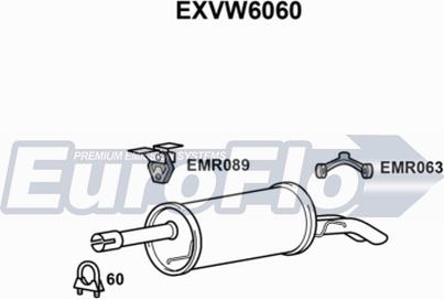 EuroFlo EXVW6060 - Zadnji Ispušni lonac www.molydon.hr