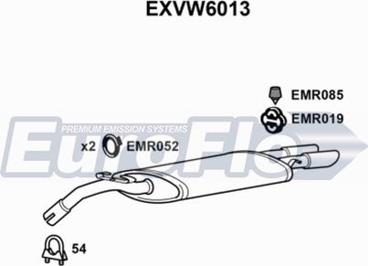 EuroFlo EXVW6013 - Zadnji Ispušni lonac www.molydon.hr