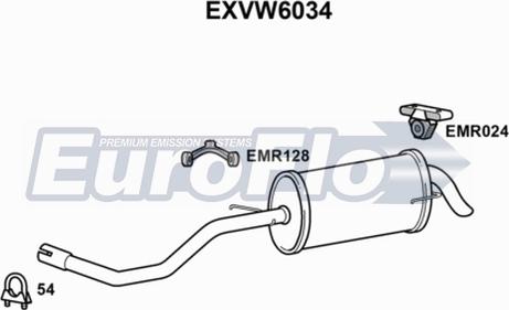 EuroFlo EXVW6034 - Zadnji Ispušni lonac www.molydon.hr