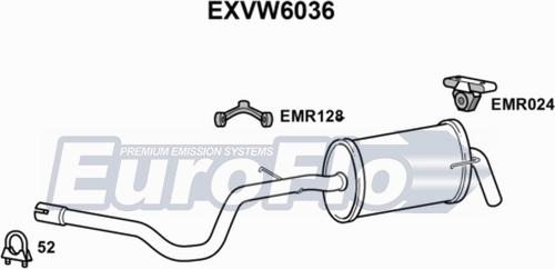 EuroFlo EXVW6036 - Zadnji Ispušni lonac www.molydon.hr