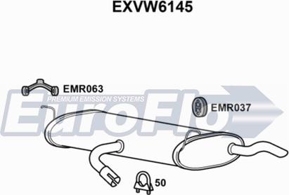 EuroFlo EXVW6145 - Zadnji Ispušni lonac www.molydon.hr