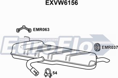 EuroFlo EXVW6156 - Zadnji Ispušni lonac www.molydon.hr