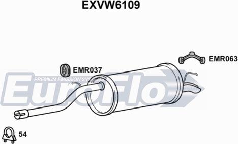 EuroFlo EXVW6109 - Zadnji Ispušni lonac www.molydon.hr