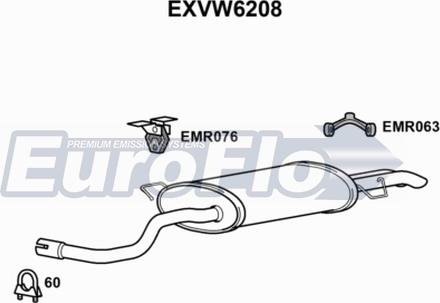 EuroFlo EXVW6208 - Zadnji Ispušni lonac www.molydon.hr