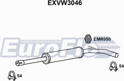 EuroFlo EXVW3046 - Srednji Ispušni lonac www.molydon.hr