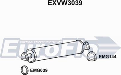 EuroFlo EXVW3039 - Srednji Ispušni lonac www.molydon.hr