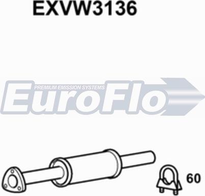 EuroFlo EXVW3136 - Srednji Ispušni lonac www.molydon.hr