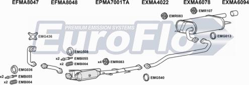 EuroFlo MA622D 2001 - Ispušni sistem www.molydon.hr