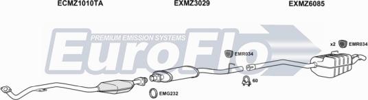 EuroFlo MZC2323 3004G - Ispušni sistem www.molydon.hr