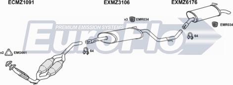 EuroFlo MZV2828 6001E - Ispušni sistem www.molydon.hr