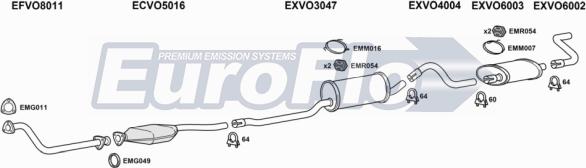 EuroFlo VO94024D 2004B - Ispušni sistem www.molydon.hr