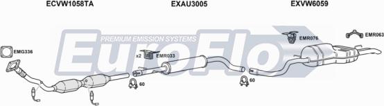 EuroFlo VWBOR18 2004 - Ispušni sistem www.molydon.hr