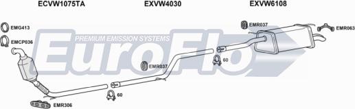 EuroFlo VWCAD19D 7008A - Ispušni sistem www.molydon.hr