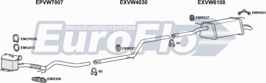 EuroFlo VWCAD19D 7008C - Ispušni sistem www.molydon.hr