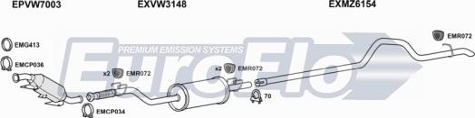 EuroFlo VWCRA25D 7001E07 - Ispušni sistem www.molydon.hr