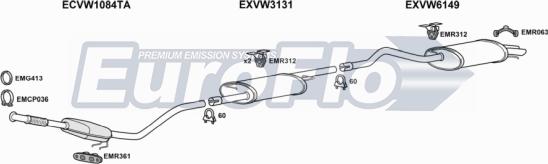 EuroFlo VWTRA25D 6004C - Ispušni sistem www.molydon.hr