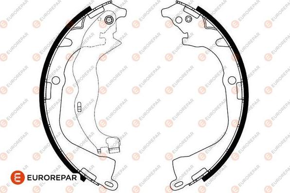 EUROREPAR 1643187180 - Komplet kočnica, bubanj kočnice www.molydon.hr