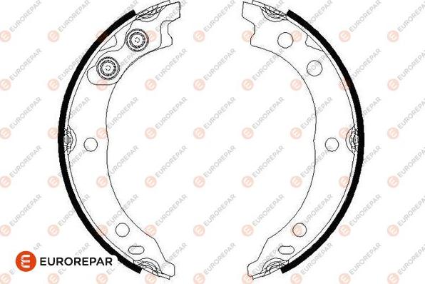 EUROREPAR 1643187280 - Komplet kočnica, bubanj kočnice www.molydon.hr