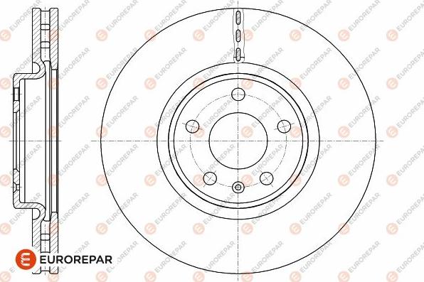 EUROREPAR 1642749880 - Kočioni disk www.molydon.hr