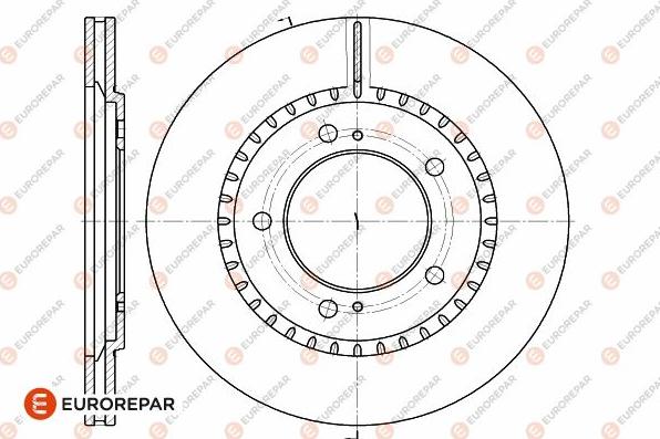 EUROREPAR 1642759180 - Kočioni disk www.molydon.hr