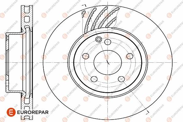 EUROREPAR 1642754480 - Kočioni disk www.molydon.hr