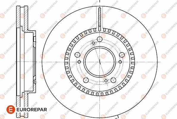 EUROREPAR 1642755680 - Kočioni disk www.molydon.hr