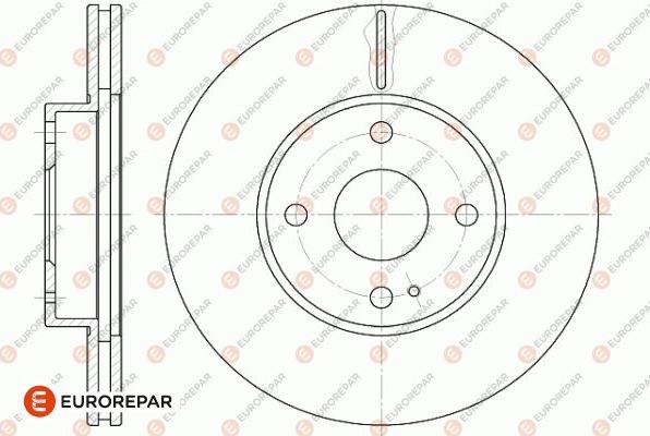 EUROREPAR 1642756580 - Kočioni disk www.molydon.hr