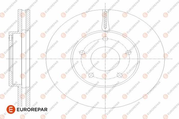 EUROREPAR 1642750580 - Kočioni disk www.molydon.hr