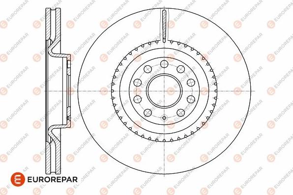 EUROREPAR 1642750880 - Kočioni disk www.molydon.hr