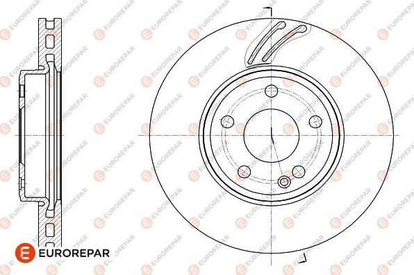 EUROREPAR 1642751480 - Kočioni disk www.molydon.hr