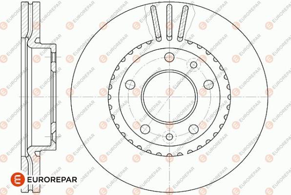 EUROREPAR 1642751680 - Kočioni disk www.molydon.hr