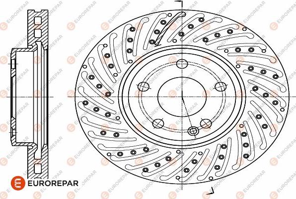 EUROREPAR 1642751180 - Kočioni disk www.molydon.hr