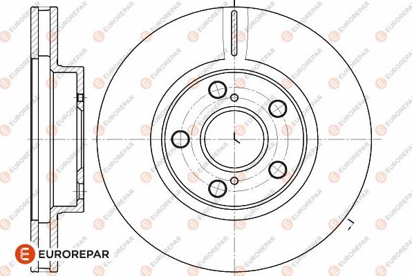 EUROREPAR 1642751880 - Kočioni disk www.molydon.hr