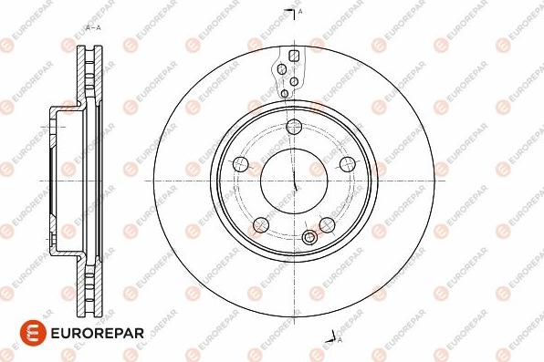 EUROREPAR 1642751380 - Kočioni disk www.molydon.hr