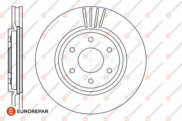 EUROREPAR 1642758580 - Kočioni disk www.molydon.hr