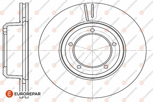 EUROREPAR 1642758780 - Kočioni disk www.molydon.hr