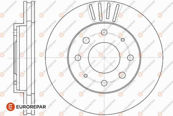 EUROREPAR 1642752480 - Kočioni disk www.molydon.hr