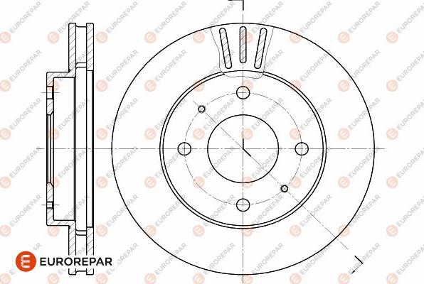 EUROREPAR 1642752580 - Kočioni disk www.molydon.hr