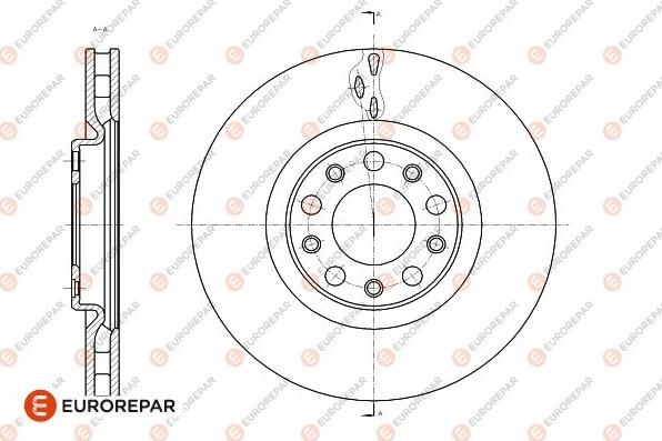 EUROREPAR 1642757280 - Kočioni disk www.molydon.hr