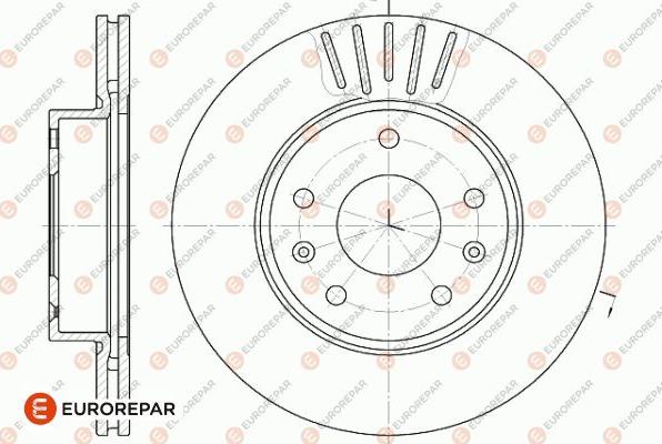 EUROREPAR 1642757780 - Kočioni disk www.molydon.hr