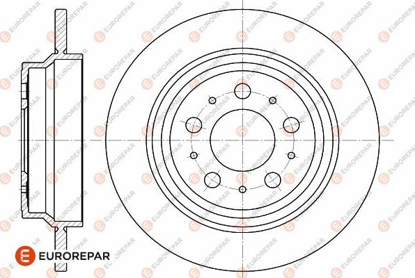 EUROREPAR 1642769980 - Kočioni disk www.molydon.hr