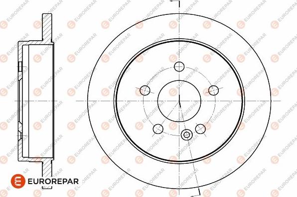 EUROREPAR 1642769080 - Kočioni disk www.molydon.hr