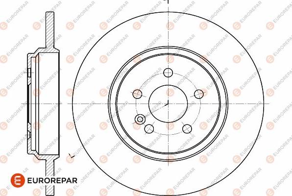 EUROREPAR 1642769180 - Kočioni disk www.molydon.hr